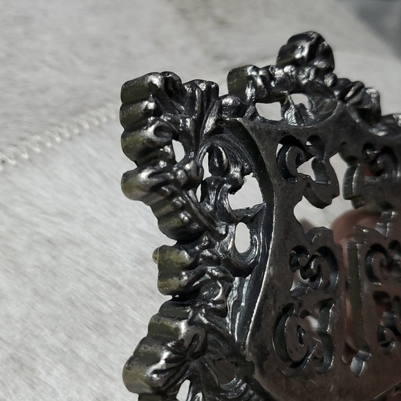 Ornate Cross Shield Goth Silver Tone Belt Buckle main image 9